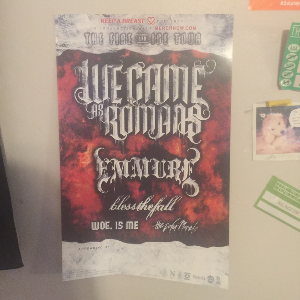 We Came As Romans, Emmure & Blessthefall poster